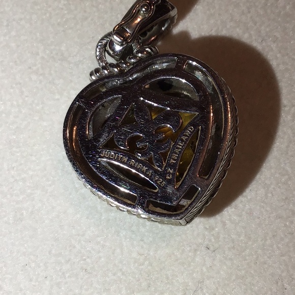 JUDITH RIPKA CITRINE & MOP X~LG ENHANCER/PENDANT - Picture 4 of 11